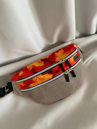 Nerka Luna z weluru jesienne liście rozmiar M - NA ZAMÓWIENIE