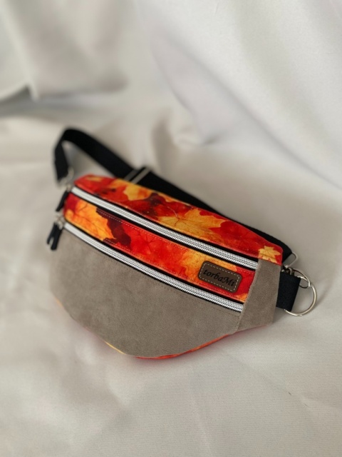 Nerka Luna z weluru jesienne liście rozmiar M - NA ZAMÓWIENIE