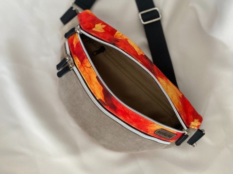 Nerka Luna z weluru jesienne liście rozmiar M - NA ZAMÓWIENIE