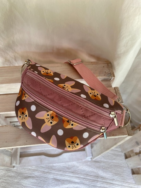 Nerka z tkanin wodoodpornych Lola w buldożki rozmiar S