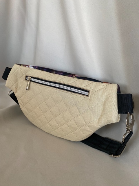 Nerka Luna z tkanin wodoodpornych hortensje i wanilia rozmiar M