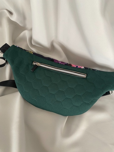 Nerka Luna z tkanin wodoodpornych jesienne kwiaty L - NA ZAMÓWIENIE