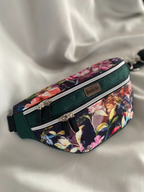 Nerka Luna z tkanin wodoodpornych jesienne kwiaty rozmiar M