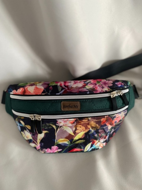 Nerka Luna z tkanin wodoodpornych jesienne kwiaty rozmiar M