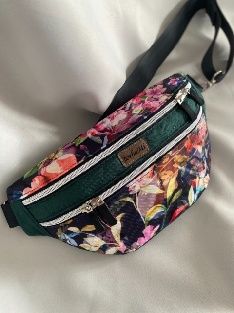 Nerka Luna z tkanin wodoodpornych jesienne kwiaty rozmiar M