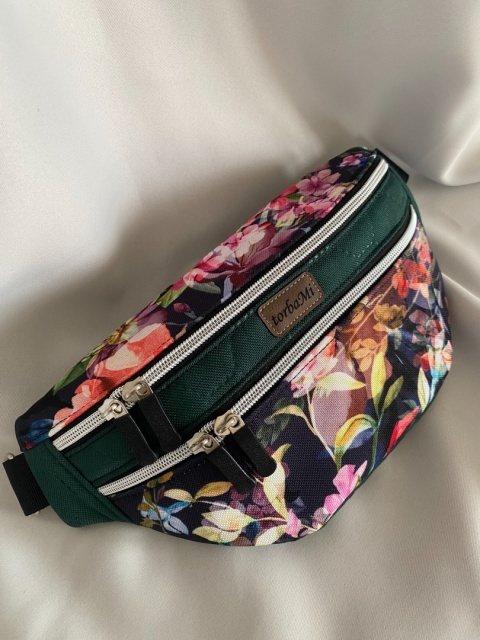 Nerka Luna z tkanin wodoodpornych jesienne kwiaty rozmiar M