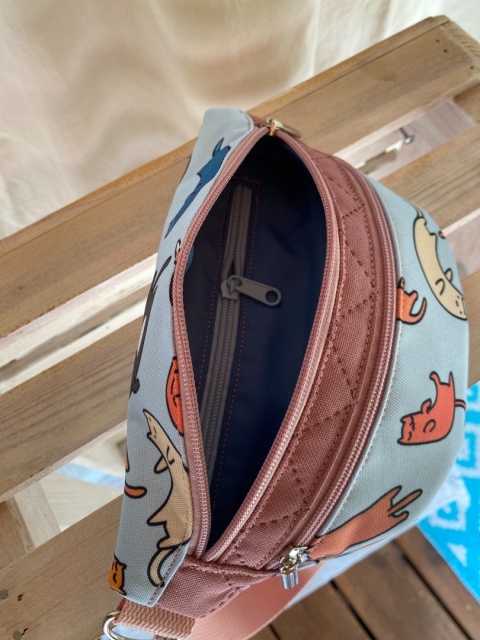 Nerka Luna z tkanin wodoodpornych w kotki rozmiar S