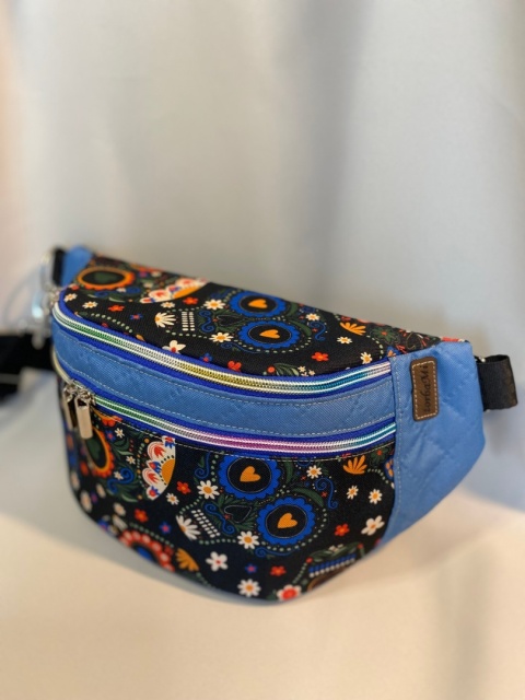 Nerka Jade z tkanin wodoodpornych czaszki i błękit rozmiar L