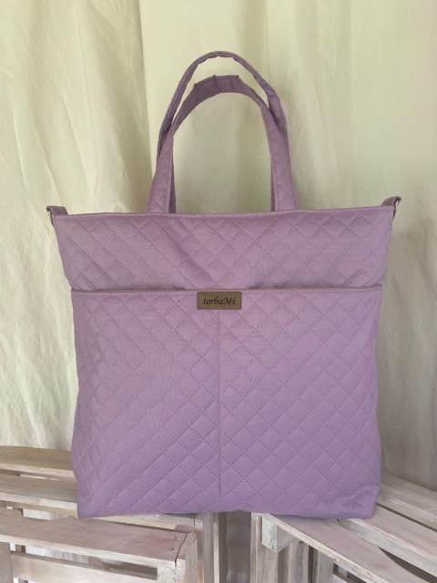 Torba szoperka Lawendowy Pitbull - NA ZAMÓWIENIE