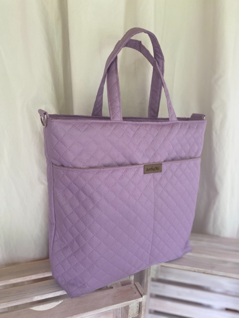 Torba szoperka Lawendowy Pitbull - NA ZAMÓWIENIE