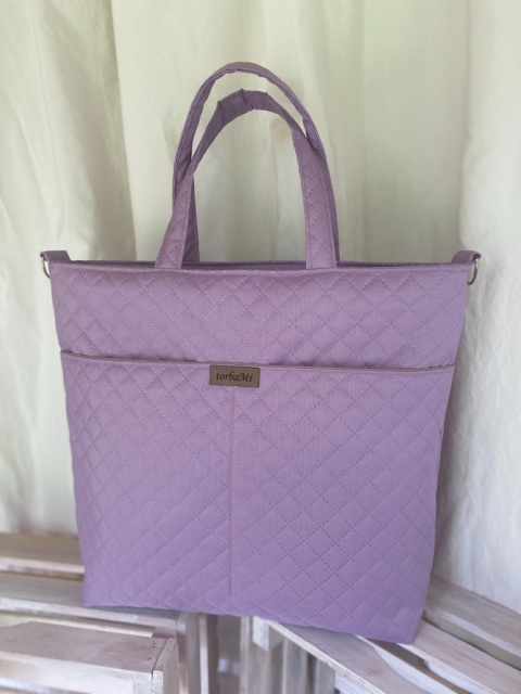 Torba szoperka Lawendowy Pitbull - NA ZAMÓWIENIE