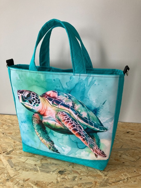 Torba szoperka pikowana tkanina wodoodporna - NA ZAMÓWIENIE