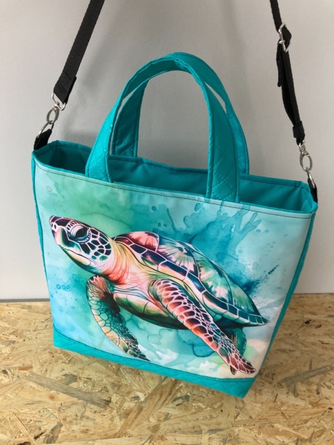 Torba szoperka pikowana tkanina wodoodporna - NA ZAMÓWIENIE