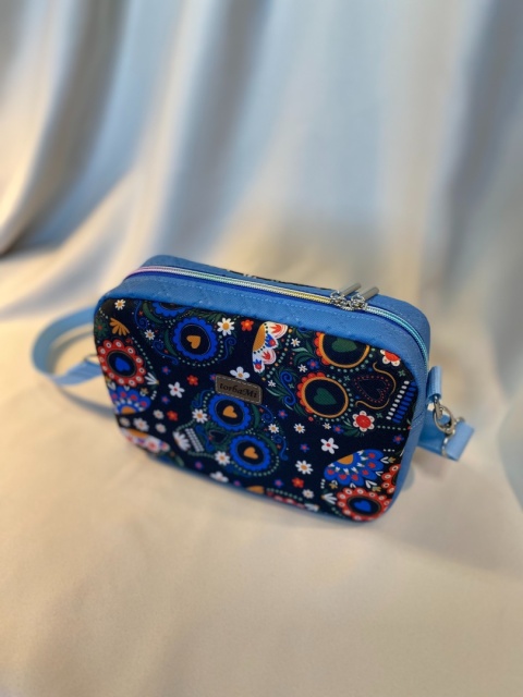 Torebka Tami czaszki i błękit