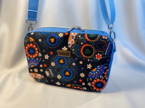 Torebka Tami czaszki i błękit