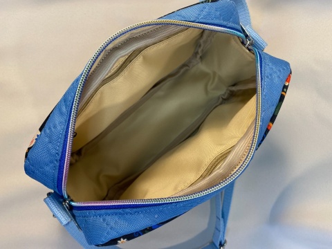 Torebka Tami czaszki i błękit