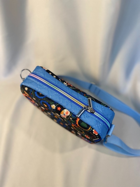 Torebka Tami czaszki i błękit