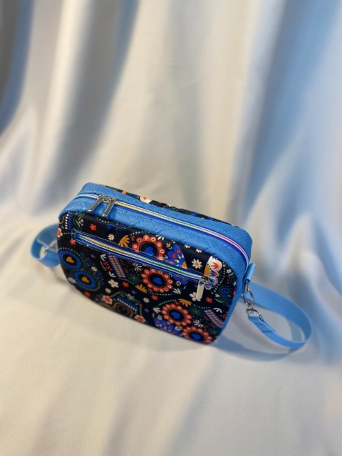 Torebka Tami czaszki i błękit