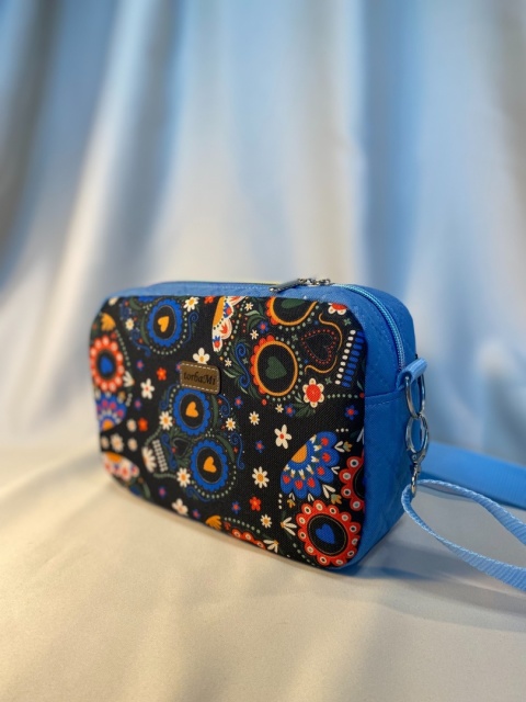 Torebka Tami czaszki i błękit