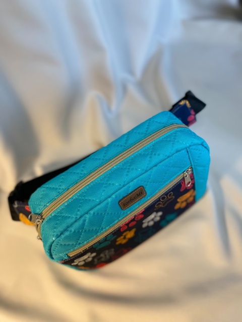 Zestaw na spacer z psem: saszetka biodrowa Tami i saszetka na smaczki - NA ZAMÓWIENIE