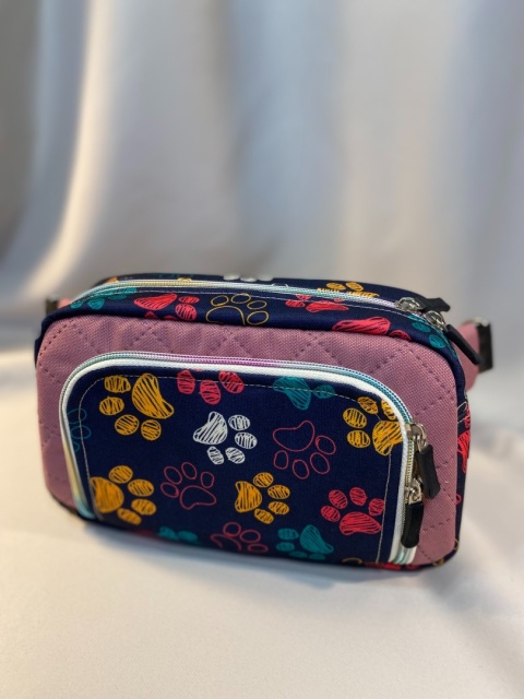 Zestaw na spacer z psem: saszetka biodrowa Tala i saszetka na smaczki - NA ZAMÓWIENIE