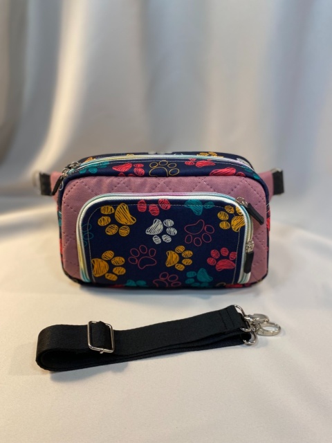 Zestaw na spacer z psem: saszetka biodrowa Tala i saszetka na smaczki - NA ZAMÓWIENIE