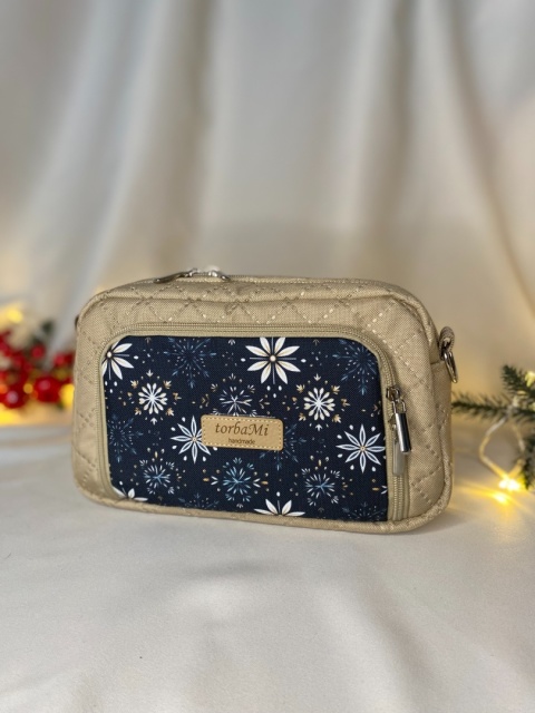 Torebka Tala z tkanin wodoodpornych Śnieżynka